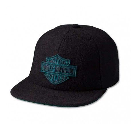 Gorra Harley Davidson Bar & Shield de perfil bajo - Negro-Unisex