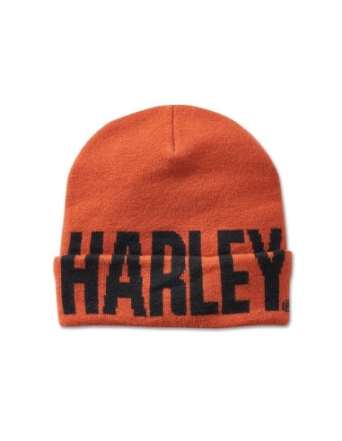 Gorro de Lana Harley Davidson - Naranja vintage