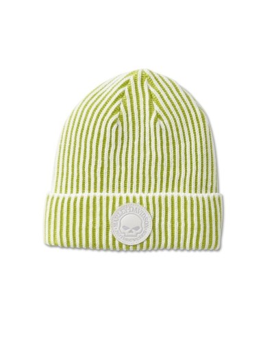 Harley Davidson Willie G Skull Wool Beanie - Wild Lime