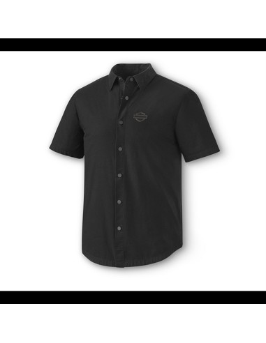 SHIRT-WOVEN,BLACK