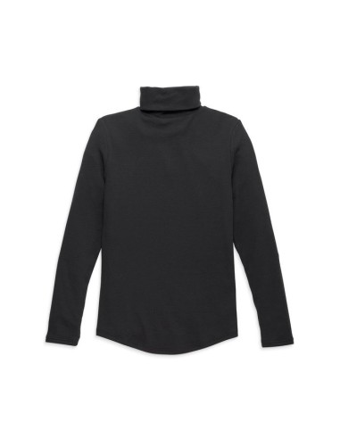 Harley Davidson women's Milwaukee Rib Turtleneck - Black Beauty