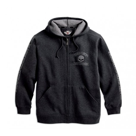 Harley Davidson Men's Hooded Skull Sweatshirt