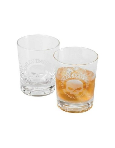 HARLEY DAVIDSON CRYSTAL GLASS SET