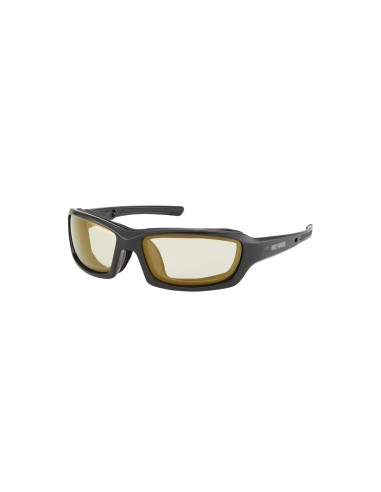 HARLEY DAVIDSON YELLOW PHOTOCHROMATIC MOTORCYCLE GLASSES WITH GOLDEN FLASH