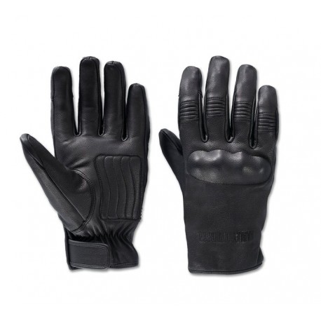 GUANTES HARLEY DAVIDSON DE PIEL IMPERMEABLES PARA HOMBRE - NEGRO