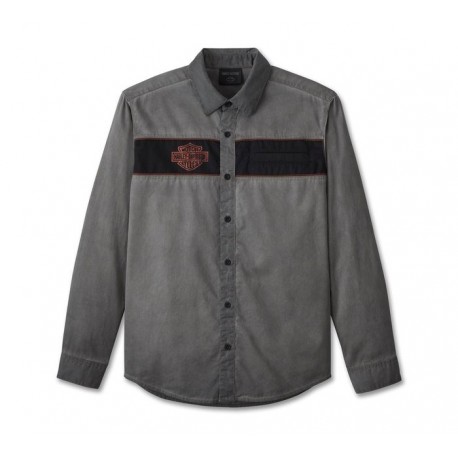 CAMISA DE MANGA LARGA HARLEY DAVIDSON IRON BOND PARA HOMBRE