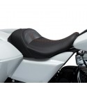 HARLEY DAVIDSON SINGLE-SEAT TOURING LOW PROFILE - ORANGE STITCHING