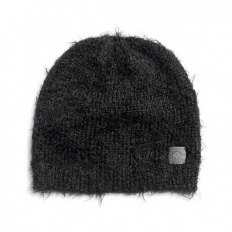 HAT-KNIT,FUZZY,YARN,BLACH