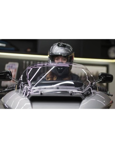 HARLEY DAVIDSON CLEAR WINDSHIELD 10" SPLITTER