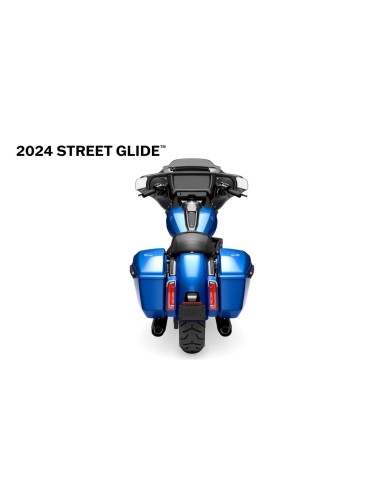 BLUE BURST BLACK HARLEY DAVIDSON STREET GLIDE 2024