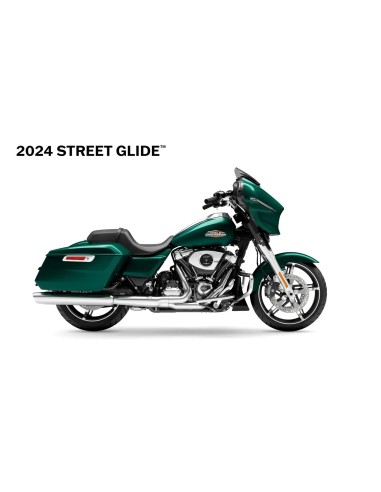 BLUE BURST BLACK HARLEY DAVIDSON STREET GLIDE 2024