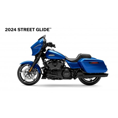 BLUE BURST BLACK HARLEY DAVIDSON STREET GLIDE 2024