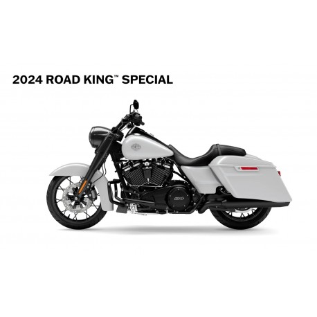 HARLEY DAVIDSON WHITE ONYX PEARL BLACK ROAD KING™ SPECIAL 2024