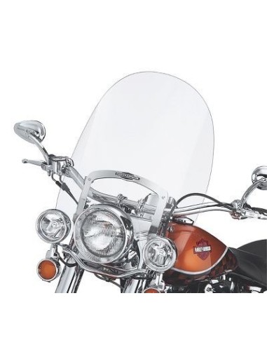 Parabrisas Harley Davidson King-Size Nostalgic H-D Detachables para los modelos Softail FL - 20”. Transparente