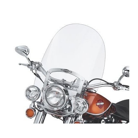 Parabrisas Harley Davidson King-Size Nostalgic H-D Detachables para los modelos Softail FL - 508 mm. Ahumado claro
