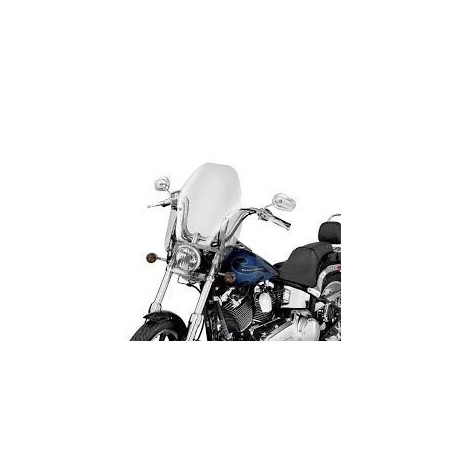 Parabrisas Harley Davidson super sport desmontable FX Softail (Ahumado claro de 18")