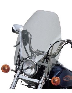Parabrisas Harley Davidson super sport desmontable FX Softail FXSTD ´00-´07 (Ahumado claro de 18") 2