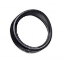 Aro embellecedor tipo visor para faro de 7" negro brillante