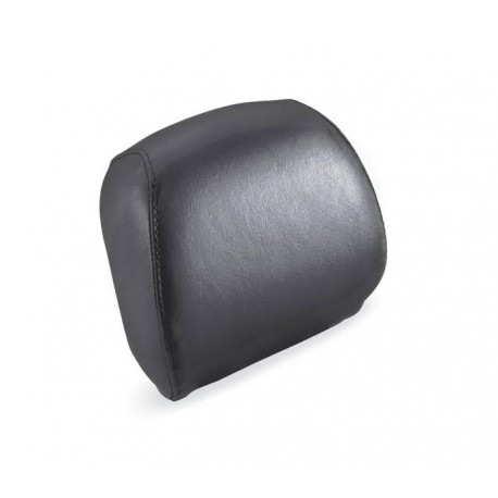 Black passenger backrest pad for Harley Davidson