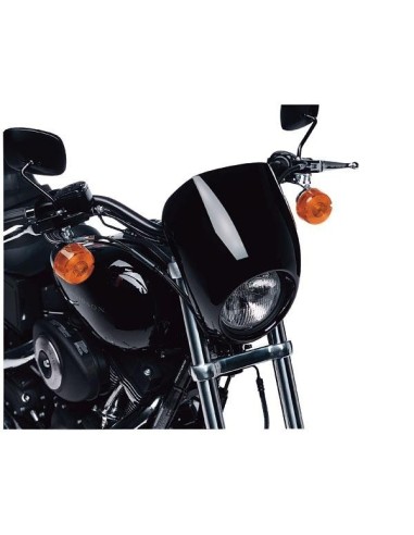 Visera de faro delantero Harley Davidson en vivid black