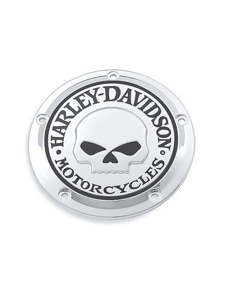 Tapa derby Willie G Skull Harley Davidson (Dyna ´99, Softail ´00-'17, y Touring y Trike ´99-15)
