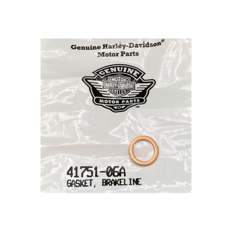 HARLEY DAVIDSON GASKET, BRAKELINE.