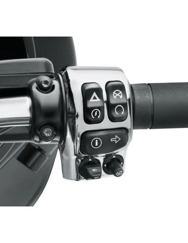Carcasas de interruptores cromadas Harley Davidson (Touring y Trike 14 )