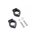 ABRAZADERAS PARA FAROS ANTINIEBLA HARLEY DAVIDSON DE 2.5 EN PROTECCIÓN DE MOTOR (Dyna, Softail, Touring y Trike)