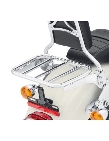 50300130B PORTAEQUIPAJES DEPORTIVO HARLEY DAVIDSON PARA SOPORTES DE BARRA RESPALDO HOLDFAST - CROMADA