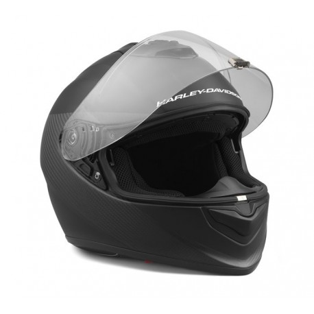 H-D BRAWLER CARBON FIBER X09 FULL FACE WITH SUN SHIELD HELMET BY HARLEY DAVIDSON