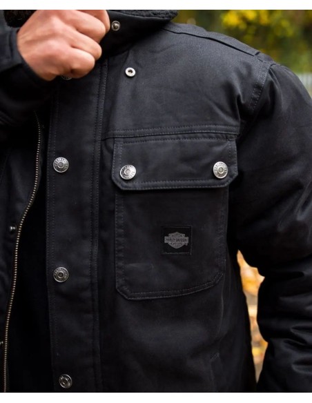 97422-23VM CHAQUETA DE HOMBRE HARLEY DAVIDSON MILWAUKEE TWILL