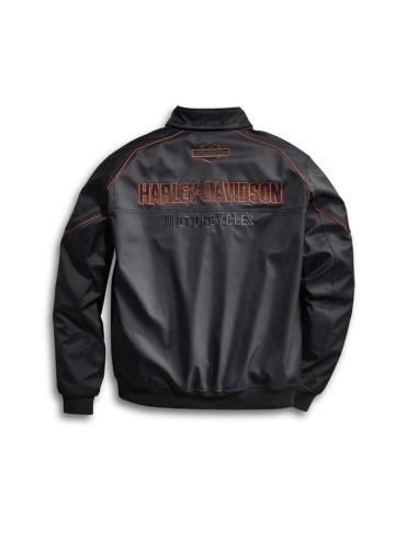 98163-21VM CHAQUETA HARLEY-DAVIDSON SOFT SHELL RESISTENTE AL VIENTO IDYLL PARA HOMBRE
