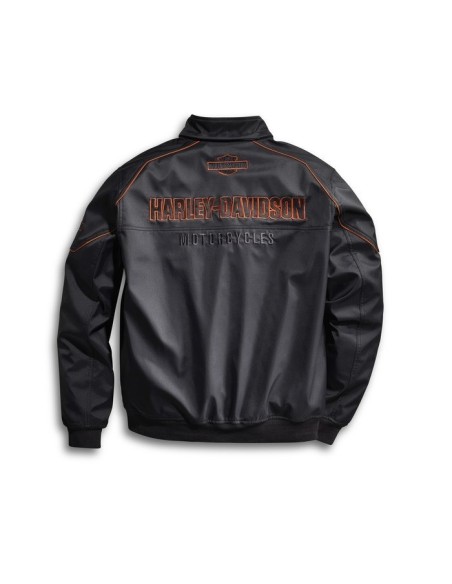 98163-21VM CHAQUETA HARLEY-DAVIDSON SOFT SHELL RESISTENTE AL VIENTO IDYLL PARA HOMBRE