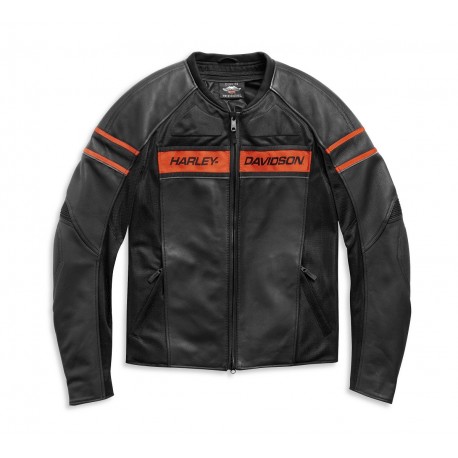 98004-21EH CHAQUETA DE CUERO BRAWLER HARLEY-DAVIDSON