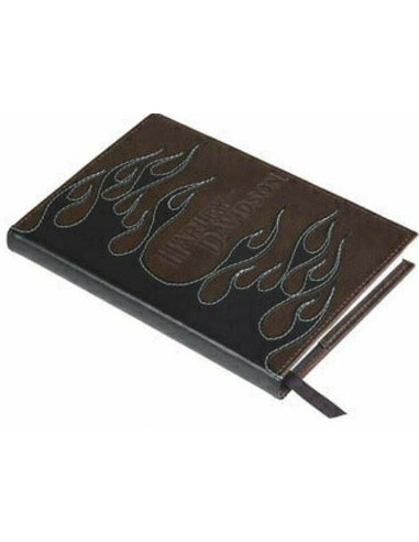 H-D FLAMES LEATHER JOURNAL