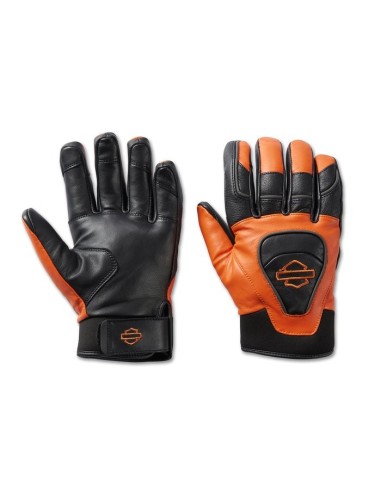 Guantes de cuero impermeables Harley Davidson Ovation para hombre