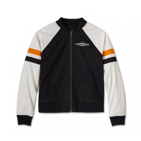 97405-25VW Harley Davidson stacked bar and shield bomber jacket