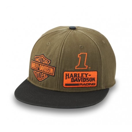 Gorra Harley Davidson ajustada The Grid