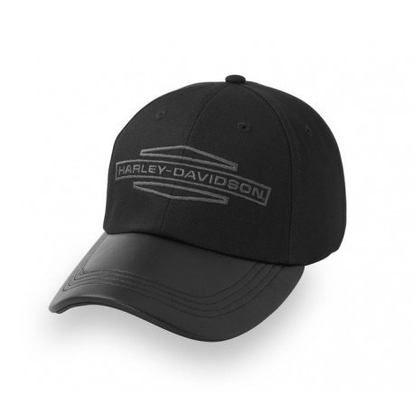 Gorra Harley Davidson con cola de caballo Stacked Bar & Shield negra