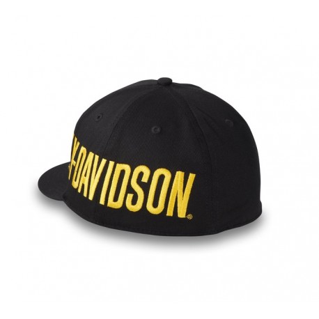 Gorra Harley Davidson ajustada Highside - Negro Harley