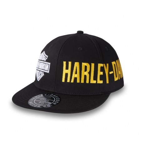 Gorra Harley Davidson ajustada Highside - Negro Harley