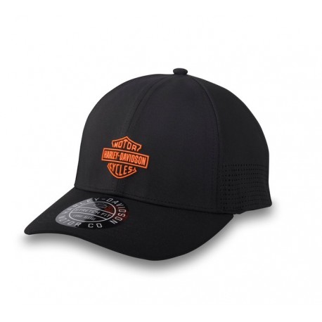 Gorra Harley Davidson elástica de rendimiento Bar & Shield