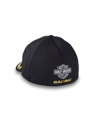 Harley Davidson Start Your Engines Stretch Baseball Cap - Black Harley
