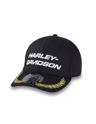 Harley Davidson Start Your Engines Stretch Baseball Cap - Black Harley