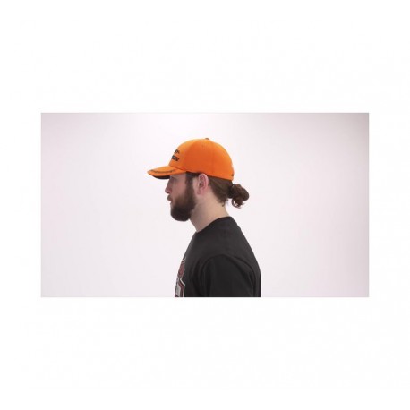 Harley Davidson Start Your Engines Stretch Baseball Cap - Harley Orange