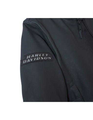 Chaqueta de cuero Harley Davidson Paradigm Triple Vent System 2.0 para hombre