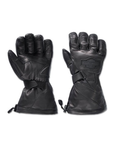 Harley Davidson Men's Circuit II Waterproof Leather Gloves