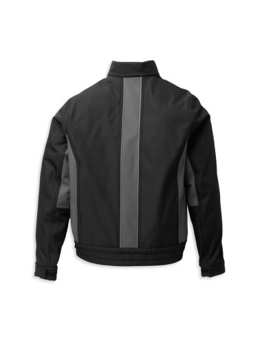 Chaqueta Harley Davidson Softshell barras y escudo para hombre