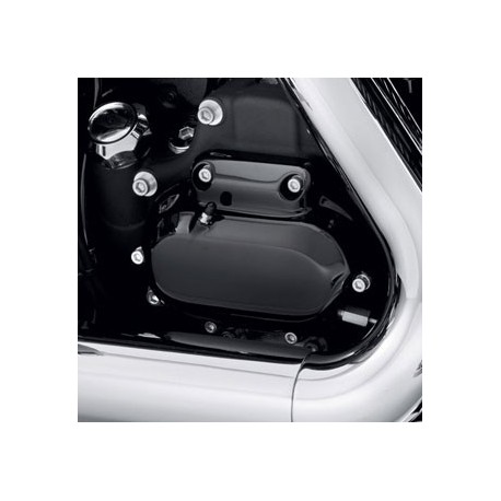 Tapa de la transmisión negro brillante