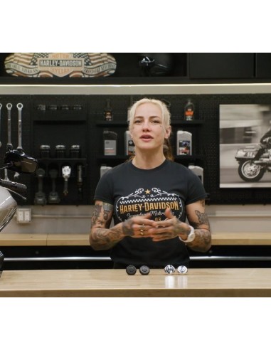 Tapas de las tuercas del eje delantero Willie G con calavera